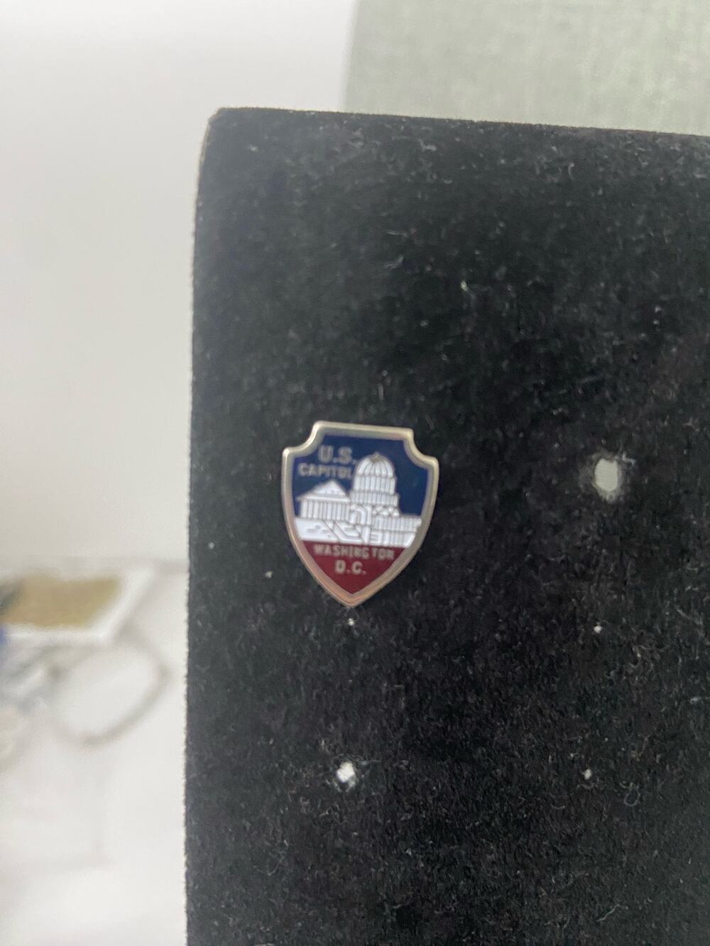 US capital lapel pin